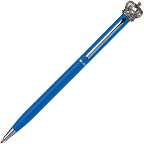 Kugelschreiber aus Metall mit Krone