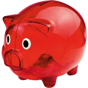 Transparentes Sparschwein