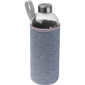 Trinkflasche aus Glas mit Neoprenüberzug, 1.000ml