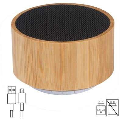 Bluetooth Lautsprecher mit Bambusummantelung