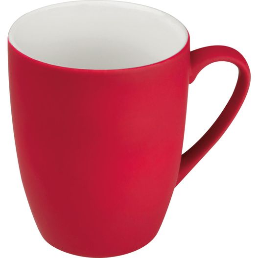Produktabbildung Tasse aus Porzellan, außen gummiert, 300ml Tasse aus Porzellan, außen gummiert, 300ml (Bild 1)