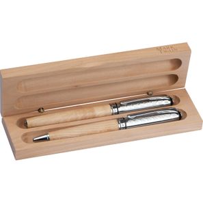 Mark Twain Schreibset aus Holz