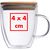 Doppelwandige Glastasse (Bild 4)