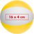 Strandball aus PVC mit einer Segmentlänge von 40 cm (Bild 2)