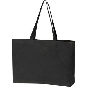 Shopper aus Bio Baumwolle mit Bodenfalte