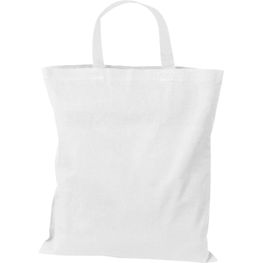 Baumwolltasche mit kurzen Henkeln