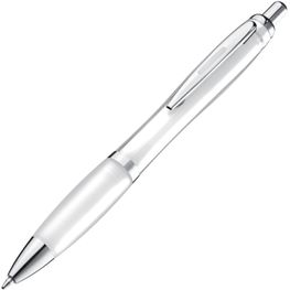 Kugelschreiber mit farbig transparentem Schaft