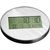 Verspiegelte Wanduhr mit Digitaldisplay (Bild 1)