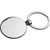 Metall Schlüsselanhänger, rund mit glänzendem Innenteil (Bild 2)