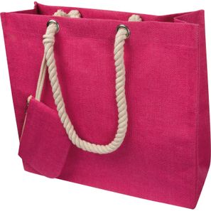 Jutetasche mit Kordelgriffen