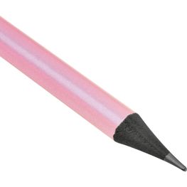Bleistift mit Radiergummi in Metallic-Farben