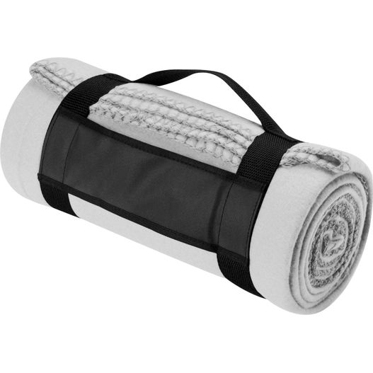 Fleecedecke mit Tragebanderole (Bild 1)