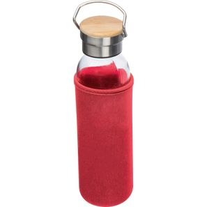 Glasflasche mit Neoprenüberzug, 600ml