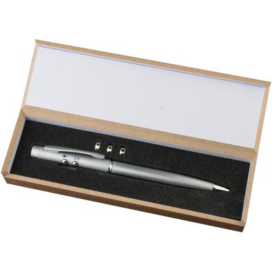 Laserpointer + LED mit Kugelschreiber