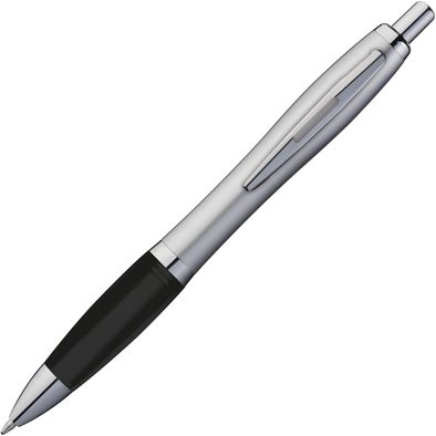 Produktabbildung Kugelschreiber mit silbernem Schaft Kugelschreiber mit silbernem Schaft