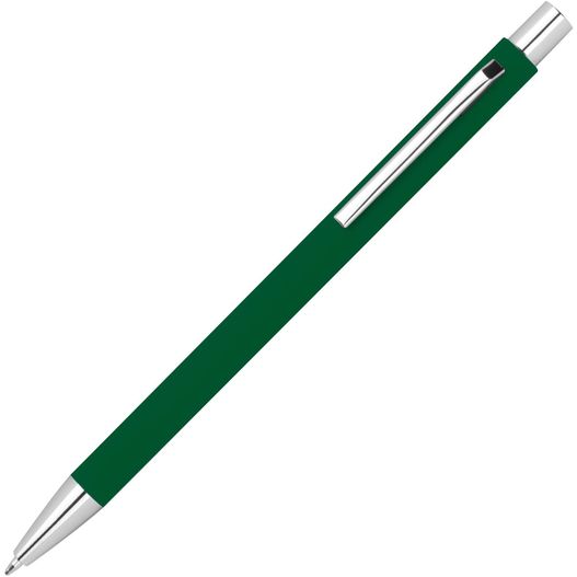 ein grüner stift mit silberner spitze Kugelschreiber schlank (Bild 1)