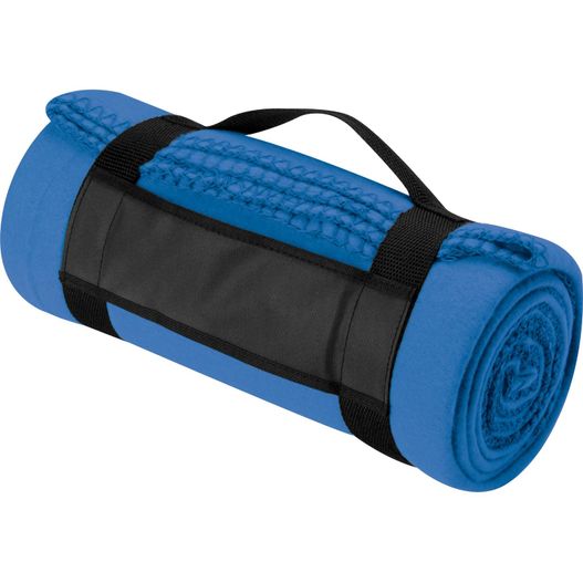 Produktabbildung Fleecedecke mit Tragebanderole Fleecedecke mit Tragebanderole (Bild 1)