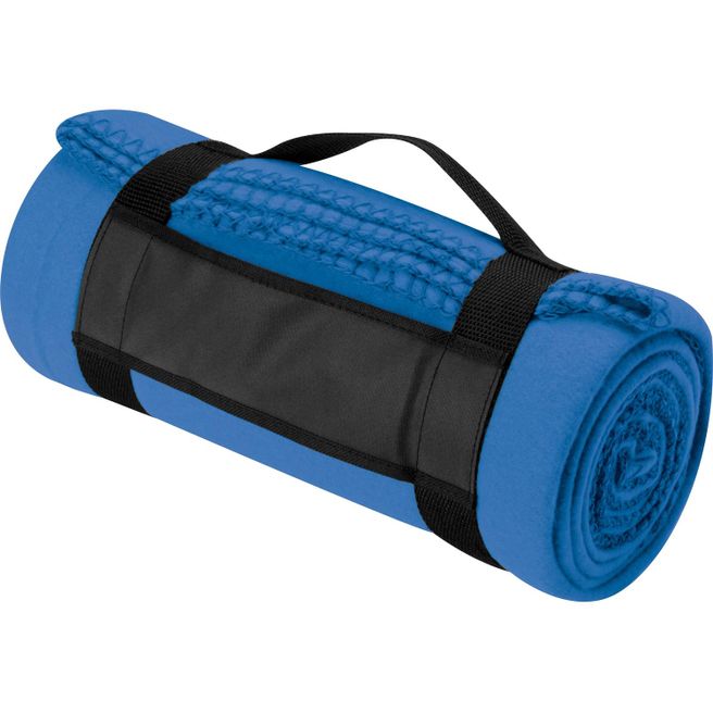 Produktabbildung Fleecedecke mit Tragebanderole Fleecedecke mit Tragebanderole