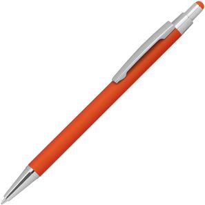 Kugelschreiber aus Metall mit Rubberfinish und Touchfunktion