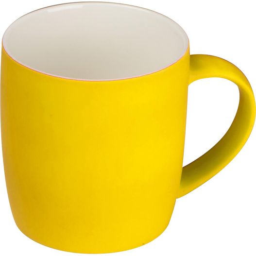 Produktabbildung Tasse aus Porzellan, außen gummiert, 300ml Tasse aus Porzellan, außen gummiert, 300ml (Bild 1)