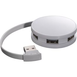Produktabbildung USB Hub aus Kunststoff mit 4 Anschlüssen USB Hub aus Kunststoff mit 4 Anschlüssen