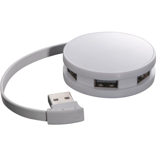 Produktabbildung USB Hub aus Kunststoff mit 4 Anschlüssen USB Hub aus Kunststoff mit 4 Anschlüssen (Bild 1)