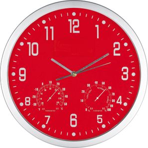 Wanduhr mit Hygro - und Thermometer