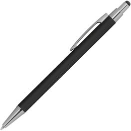Kugelschreiber aus Metall mit Rubberfinish und Touchfunktion