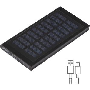 Solar Powerbank aus Metall 8.000mAh