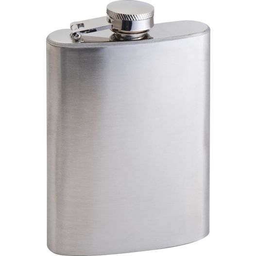 Produktabbildung Flachmann aus Edelstahl, 104ml Flachmann aus Edelstahl, 104ml (Bild 1)