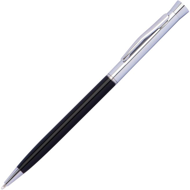 Schlanker Drehkugelschreiber aus Metall