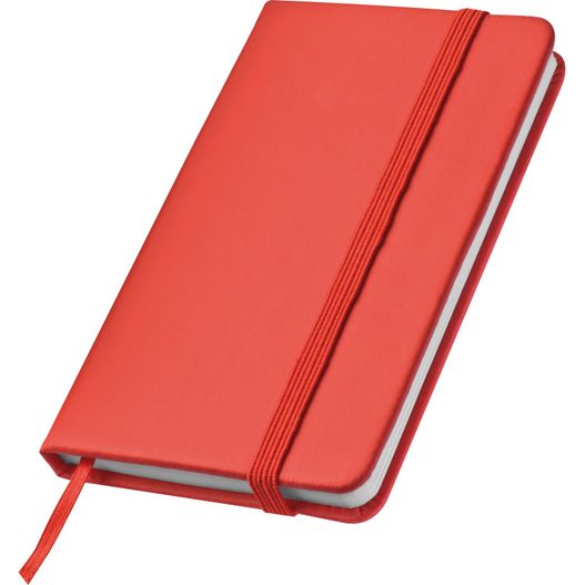 Produktabbildung Notizbuch mit Lesebändchen und Gummibandverschluss Notizbuch mit Lesebändchen und Gummibandverschluss (Bild 1)