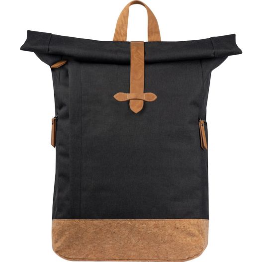 Produktabbildung RPET Rucksack mit Korkboden RPET Rucksack mit Korkboden (Bild 1)