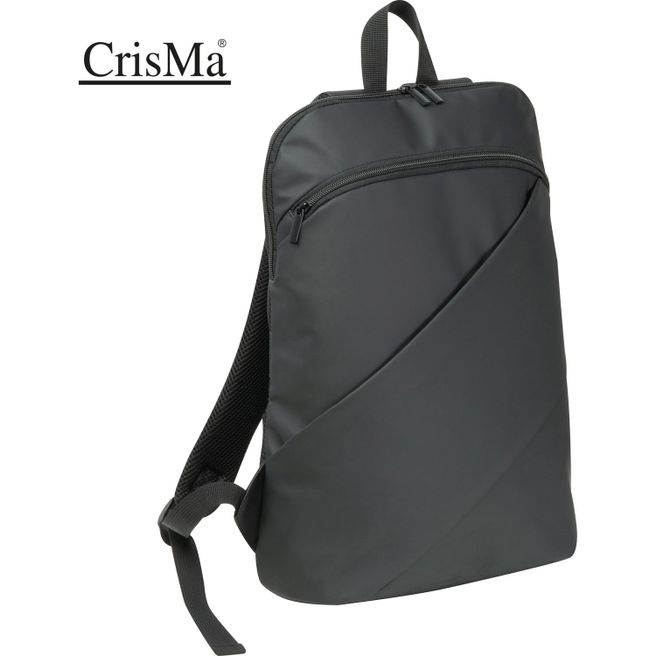 CrisMa Rucksack mit schrägem Reißverschluss