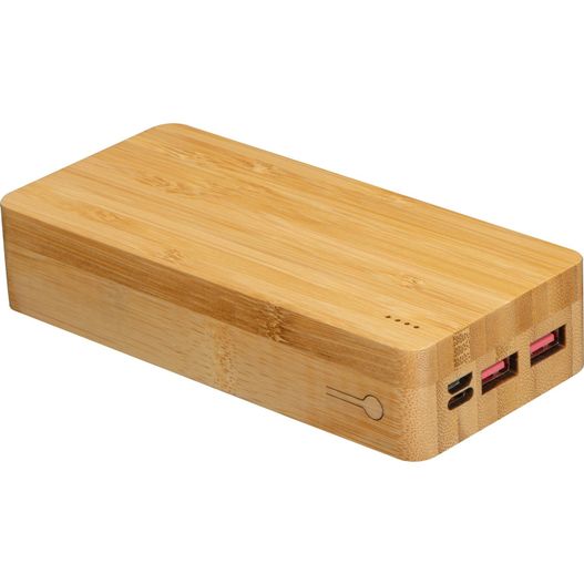 Powerbank aus Bambus 20.000 mAh (Bild 1)