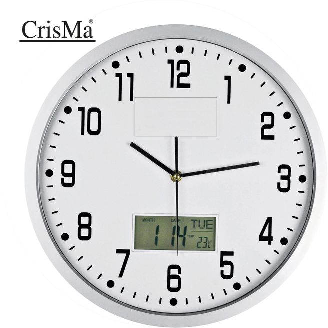 Produktabbildung Analoge Wanduhr mit Digitalanzeige Analoge Wanduhr mit Digitalanzeige
