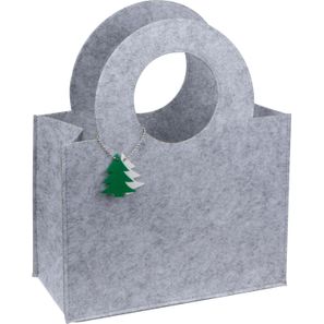 Tasche aus Filz mit Tannenbaumanhänger