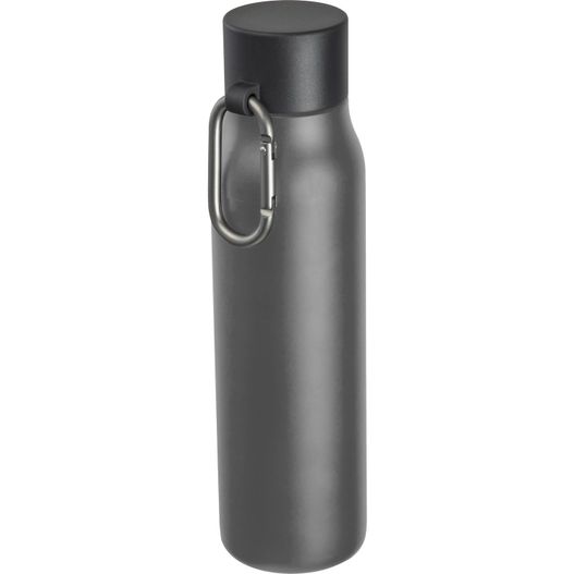 Produktabbildung Vakuum Trinkflasche mit Karabiner, 600ml Vakuum Trinkflasche mit Karabiner, 600ml (Bild 1)