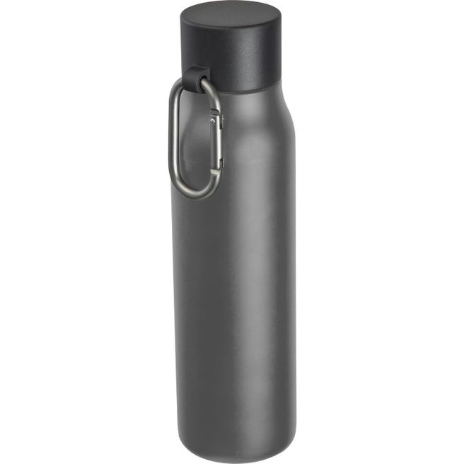 Produktabbildung Vakuum Trinkflasche mit Karabiner, 600ml Vakuum Trinkflasche mit Karabiner, 600ml