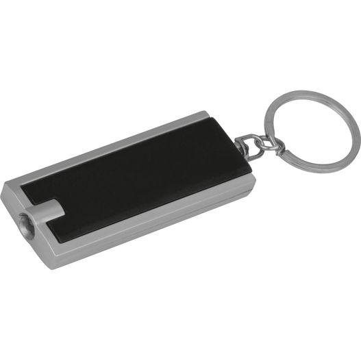 Produktabbildung Rechteckiger Schlüsselanhänger mit LED Lämpchen Rechteckiger Schlüsselanhänger mit LED Lämpchen (Bild 1)