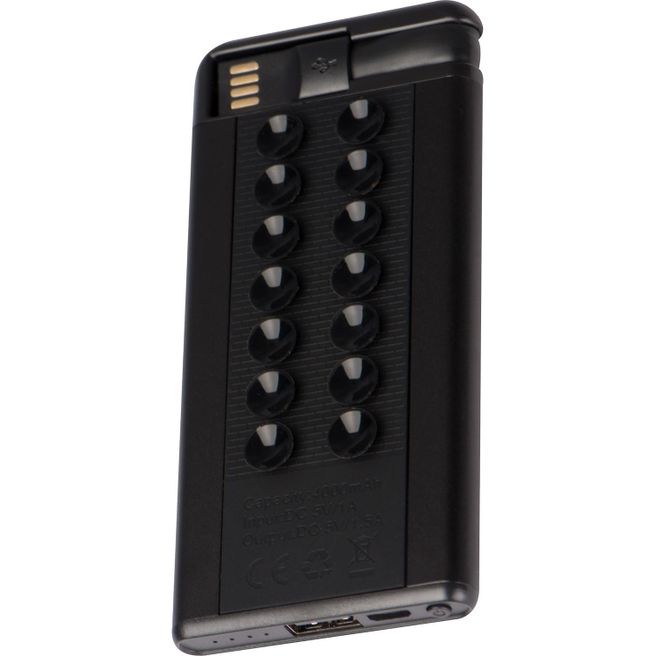 Powerbank 4.000 mAh mit Saugnäpfen