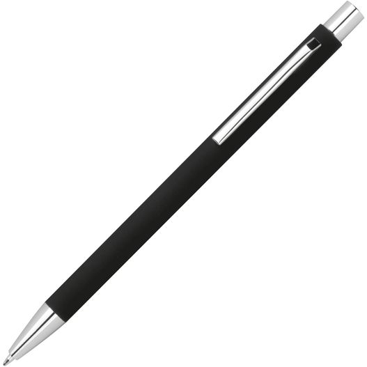 ein stift mit schwarzem körper und silberspitze Kugelschreiber schlank (Bild 1)