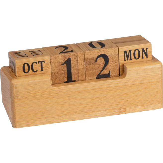 Produktabbildung Schreibtischkalender aus Bambus Schreibtischkalender aus Bambus