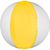 Strandball bicolour farbig/transparent (Bild 2)