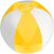 Strandball bicolour farbig/transparent (Bild 1)