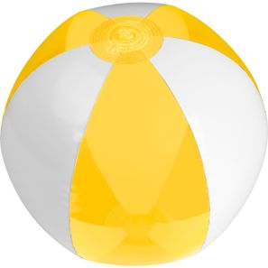 Strandball bicolour farbig/transparent