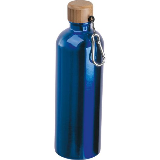 Edelstahltrinkflasche mit Karabiner, 750ml (Bild 1)