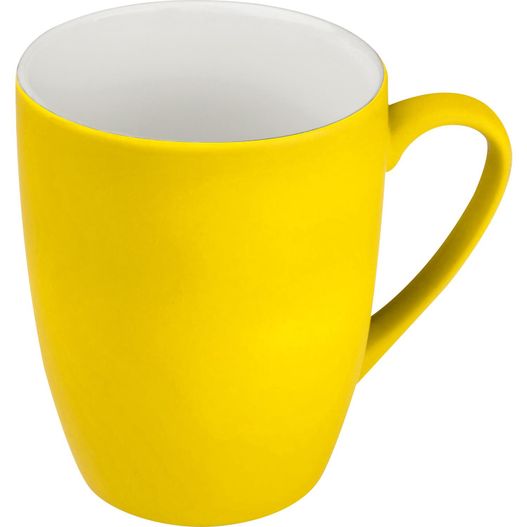Produktabbildung Tasse aus Porzellan, außen gummiert, 300ml Tasse aus Porzellan, außen gummiert, 300ml (Bild 1)