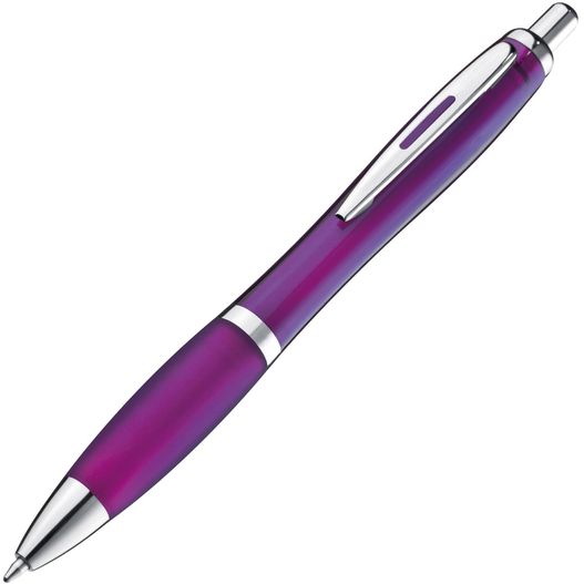 Kugelschreiber mit farbig transparentem Schaft (Bild 1)