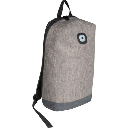 einen rucksack mit reißverschluss vorne Rucksack mit integriertem LED Licht (Bild 1)